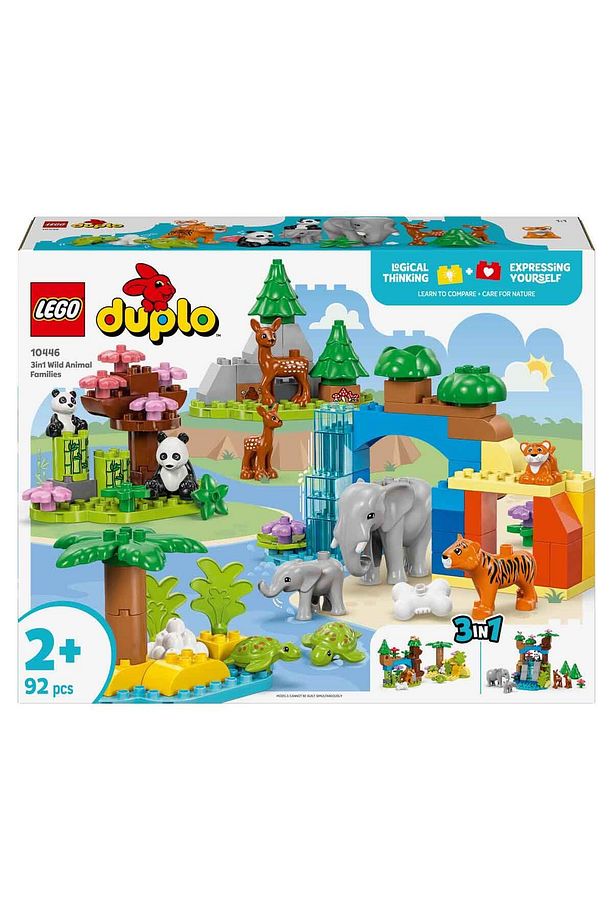 DUPLO Kasabası 3’ü 1 Arada Vahşi Hayvan Aileleri 10446 - 2 Yaş ve Üzeri Küçük Çocukl - 3
