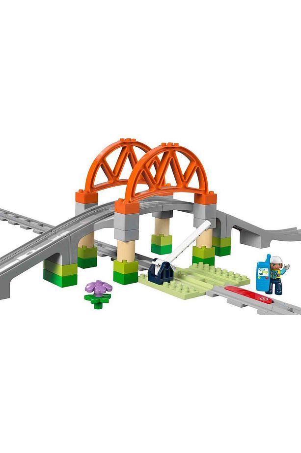 DUPLO Kasabası Tren Köprüsü ve Rayları Ek Macera Seti 10426 - 2 Yaş ve Üzeri Çocuklar � - 2