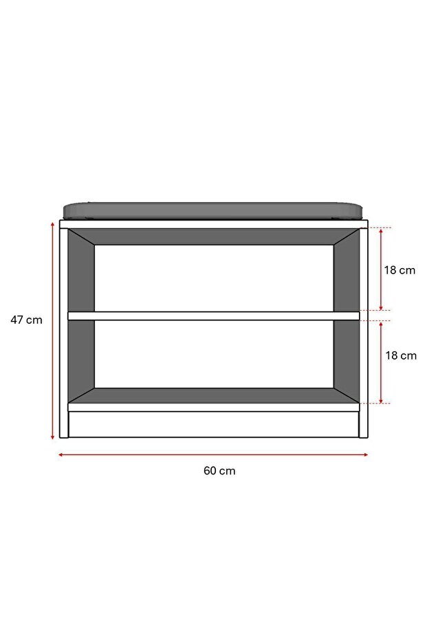 Puflu Ayakkabılık-akçaağaç - 6