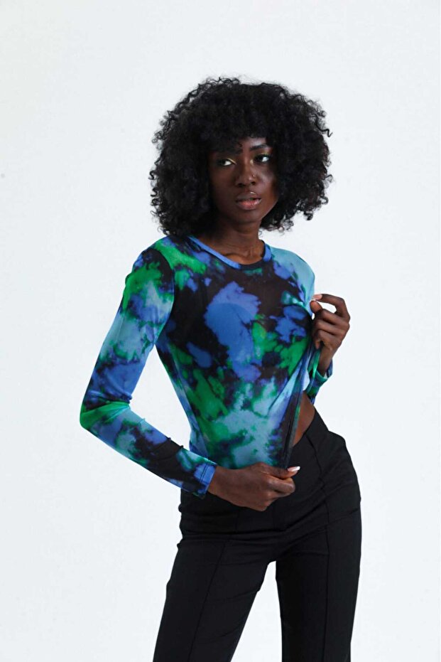 Batik Tül Bluz