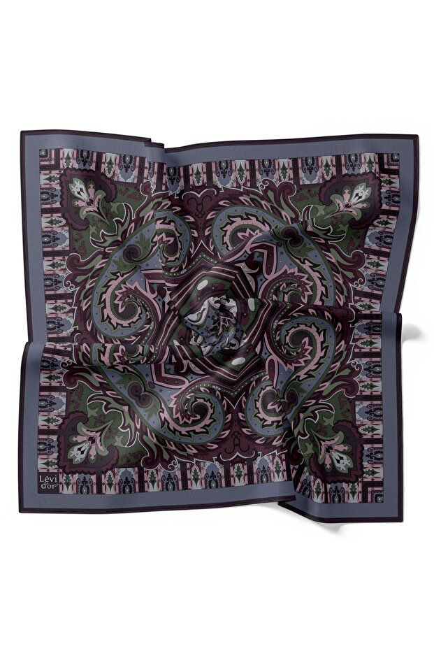وشاح كاجوال من القطن بنمط Etro Retro وشاح مريح