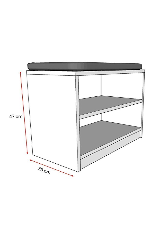 Puflu Ayakkabılık-akçaağaç - 7