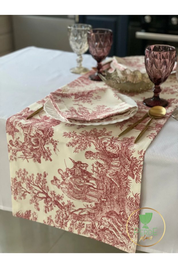 French Pattern Runner, Vintage Pastoral Special Design