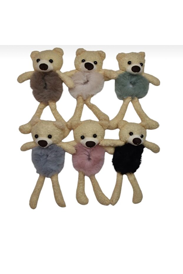 Teddy Bear Plush Buckle Set