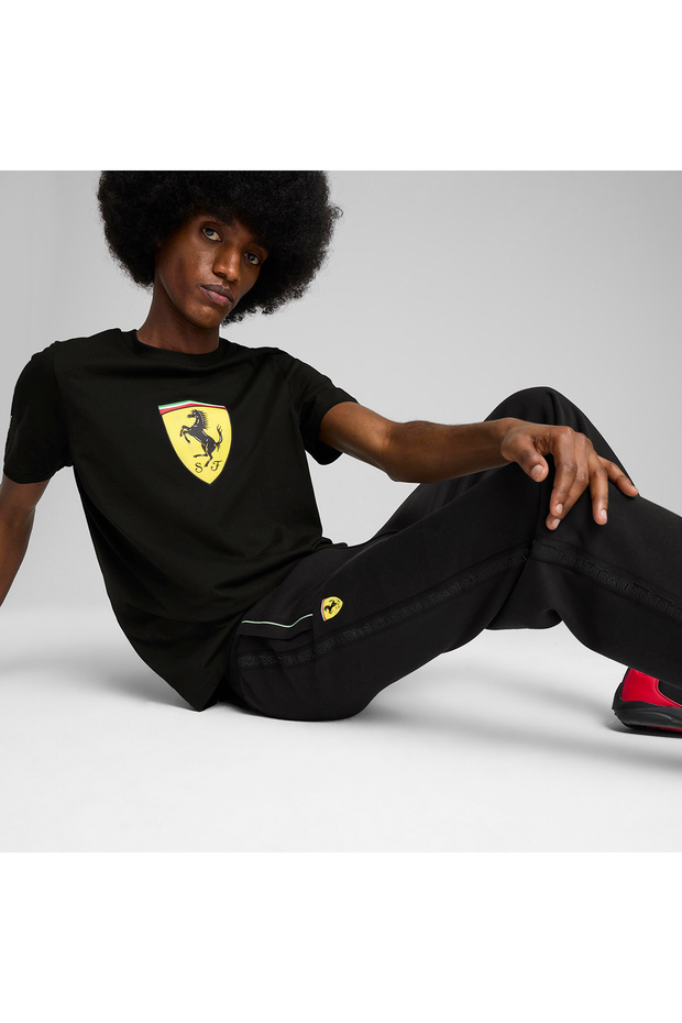 Ferrari Race Erkek Siyah Günlük Stil Eşofman Altı 63018301 - 5