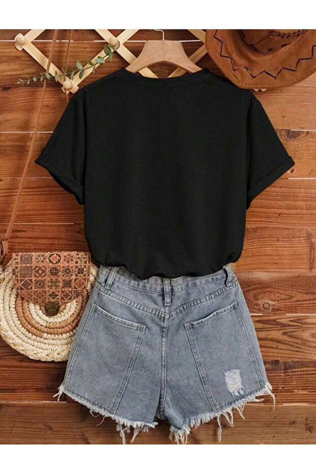 Baskılı Basic T-Shirt - 2