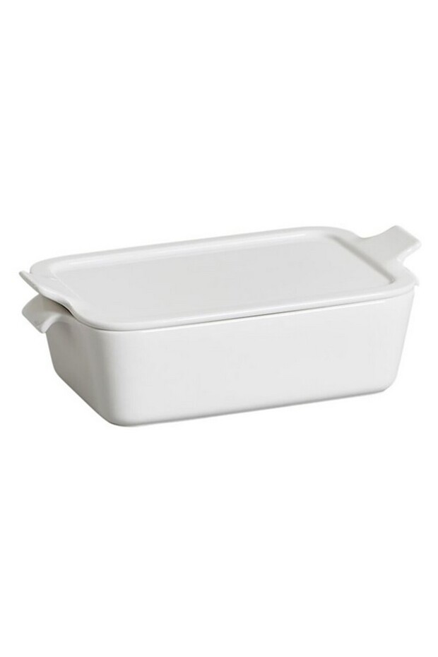 محمصة مستطيلة عالية الجودة مع غطاء 27.5 سم - 1