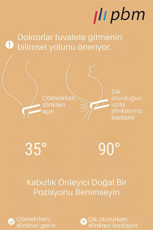 Yetişkinler için MDF Tuvalet Taburesi, Kaymaz Sağlam Banyo Tuvalet Klozet Taburesi - 2