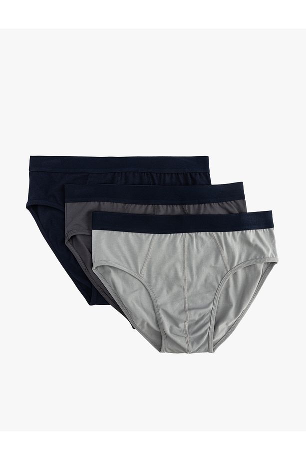 Pamuklu 3'lü Slip Boxer Seti - 1