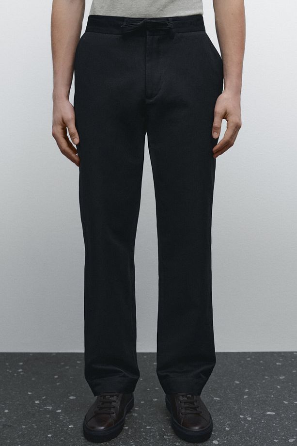Pamuk karışımlı jogger fit pantolon - 2