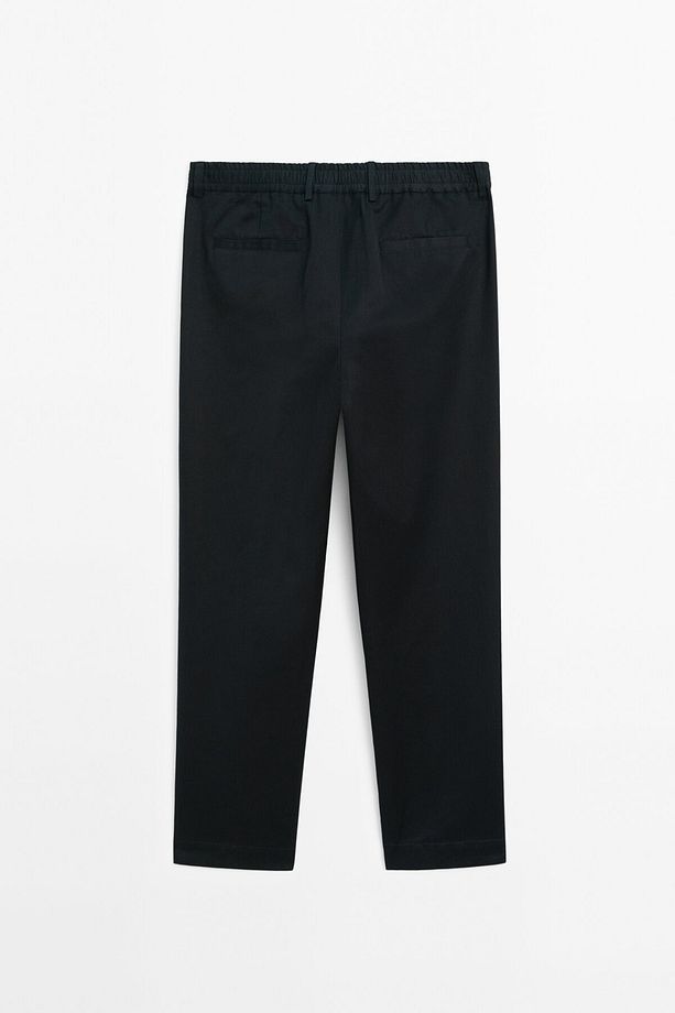Pamuk karışımlı jogger fit pantolon - 7