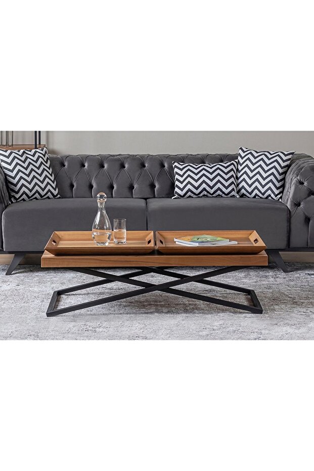 TOWLY TEPSİLİ ORTA SEHPA - 1