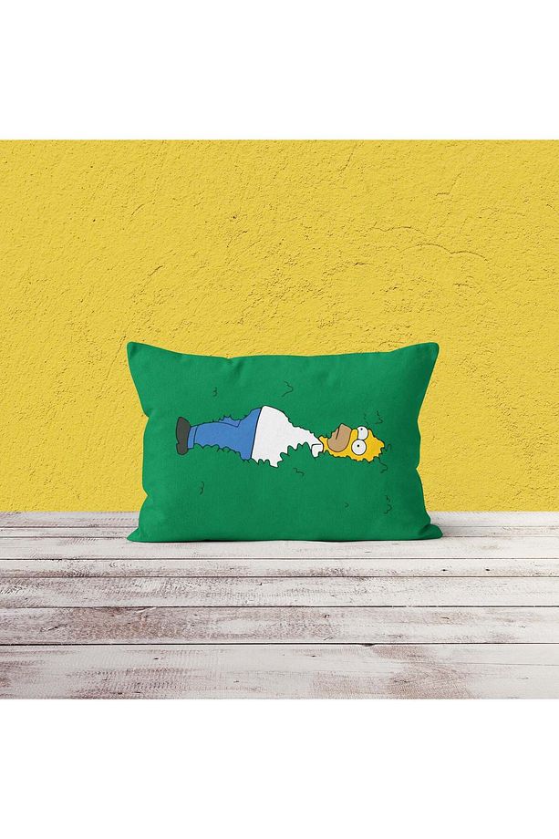 Homer Simpson Çift Taraflı Yastık Kılıfı - 2 Adet - 1