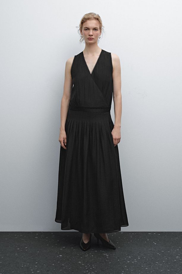 Pilili midi elbise - 1