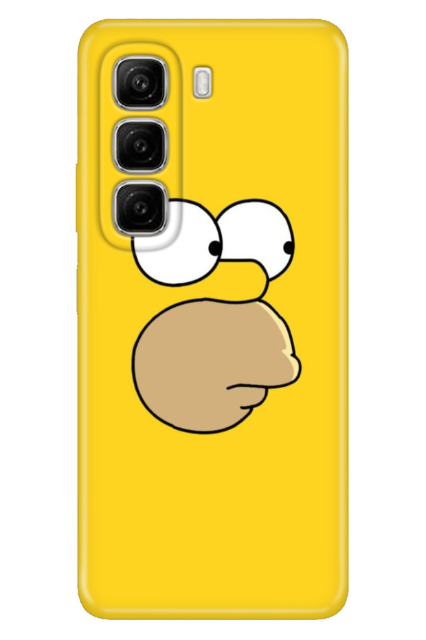 Infinix Hot 50 4g Case Hot 50 Camera Protection Silicone Printed Simpson