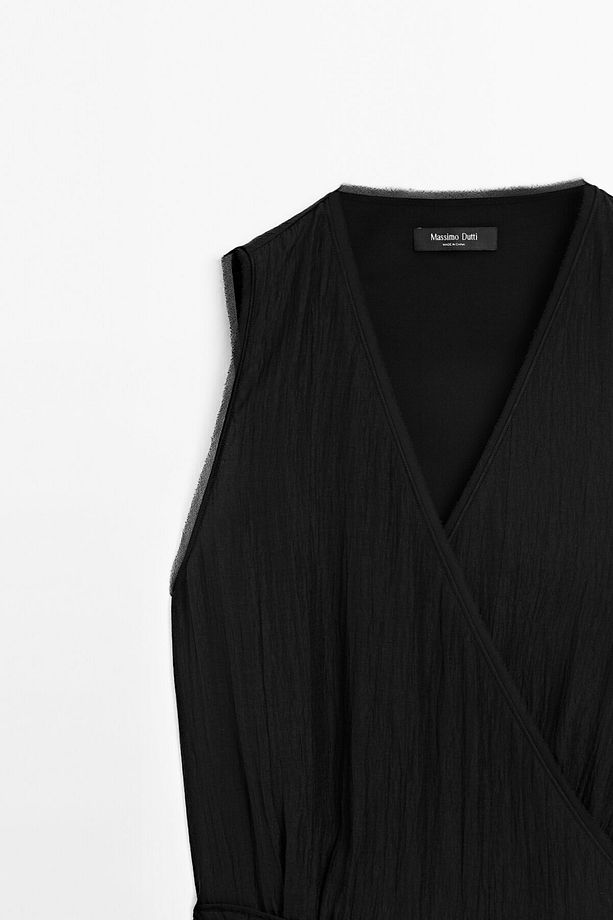 Pilili midi elbise - 8