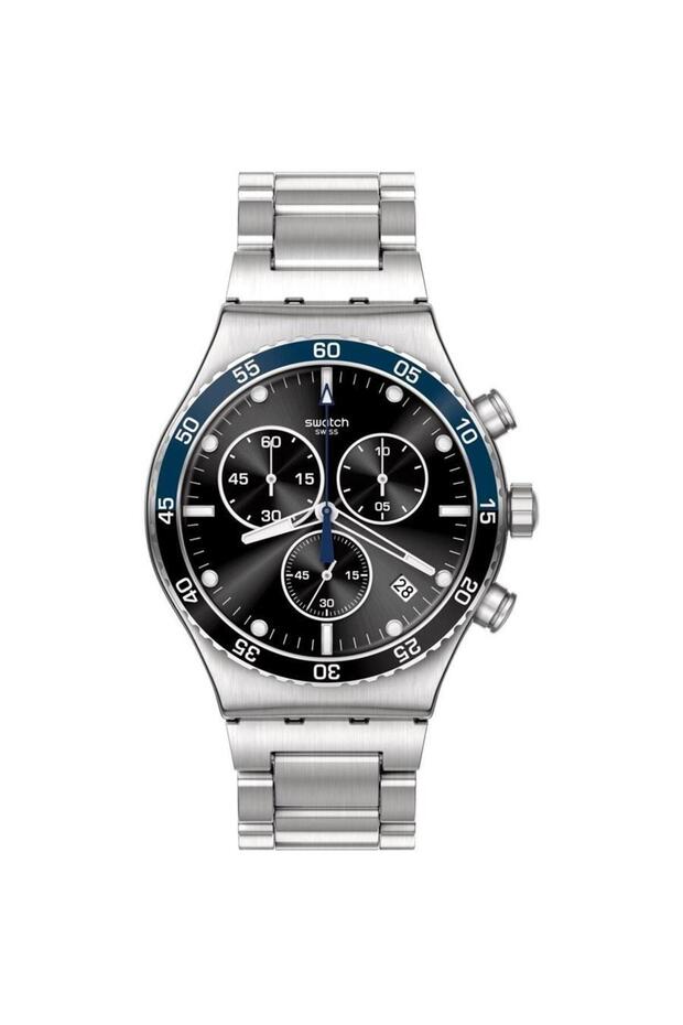 Yvs507g Dark Blue Irony Men's Wristwatch