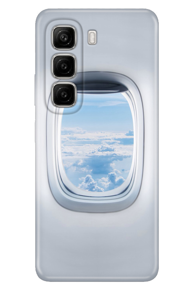 Infinix Hot 50 Pro 4g Case 6.78 Inc Patterned Tpu Silicone Airplane Window