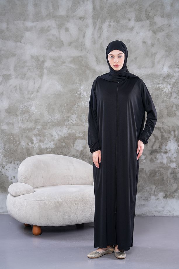 Şal Model Tek Parça Namaz Elbisesi - 1