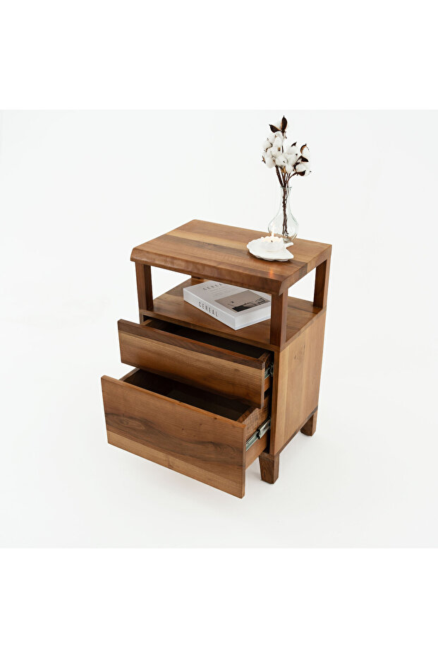 Pera Model Ceviz Komodin - 2