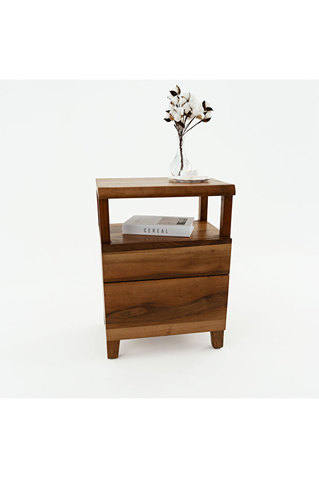 Pera Model Ceviz Komodin - 4