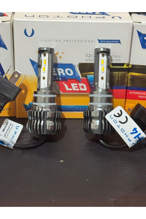 H4 Xenon Zero Plus Serisi Limon Sarı Ultra Güçlü  12-24 Volt Far Ampulü - 1