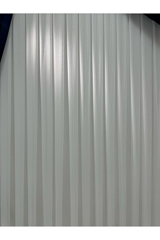 Tulle Curtain Thick Bamboo Non-Crinkle Non-Iron 1/3 Dense Pleated Tulle Curtain