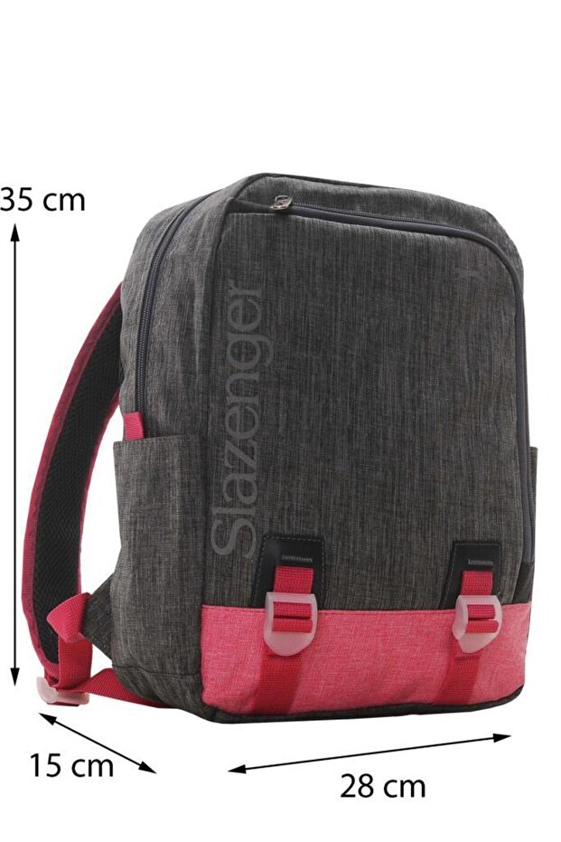 Primary School Licensed Bag - Gray & Pink