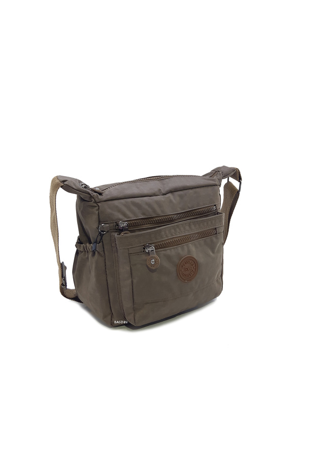 Klinkir Women's Shoulder Bag - Multi-Pocket, Cross Strap, 25*20 Cm, Daily Mink Bag