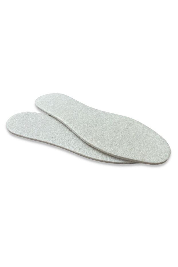 Kışlık, Çok Sıcak Tutan, Termal -Klasik Hakiki Yün Keçe- Bot, Ayakkabı Tabanlığı, 1 Çift - 4