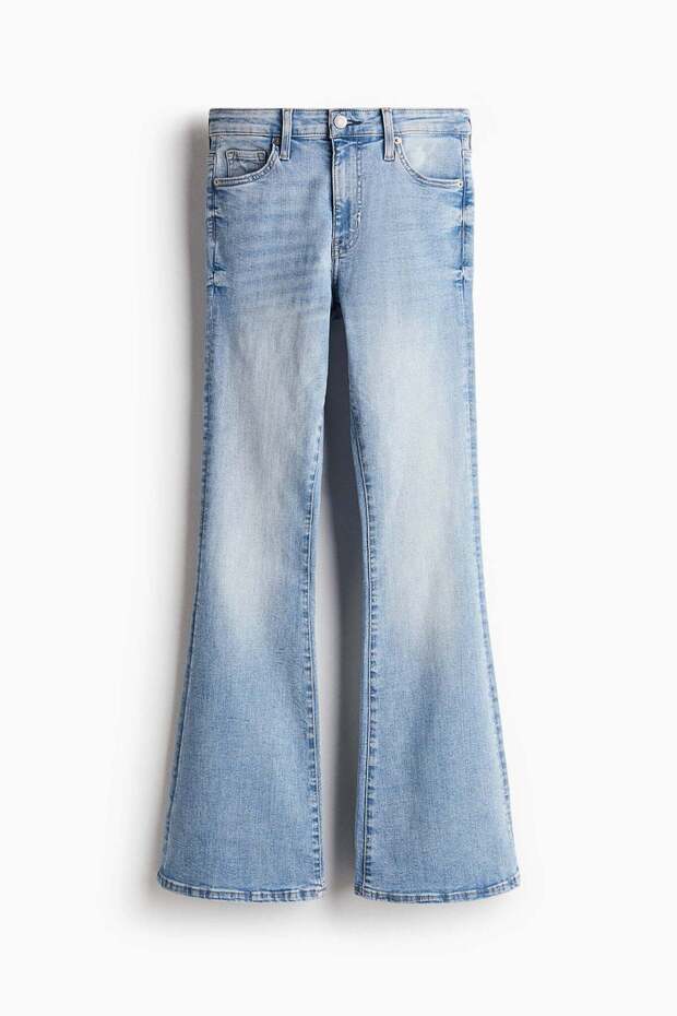 Flared Ultra High Jeans - 1