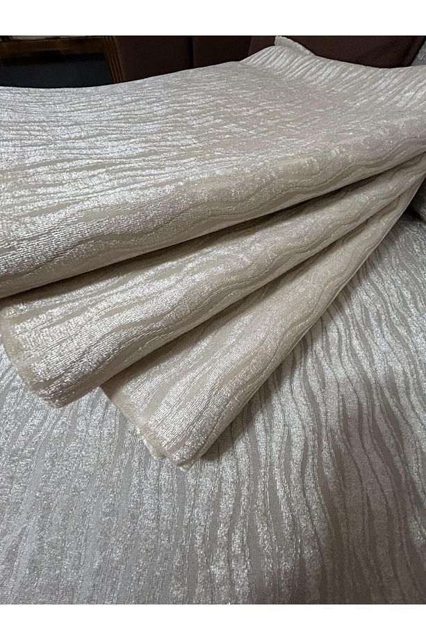 Süngerli Koltuk Örtüsü Yeni Moda Ekru Rengi 1 Adet 210*170 Cm - 3