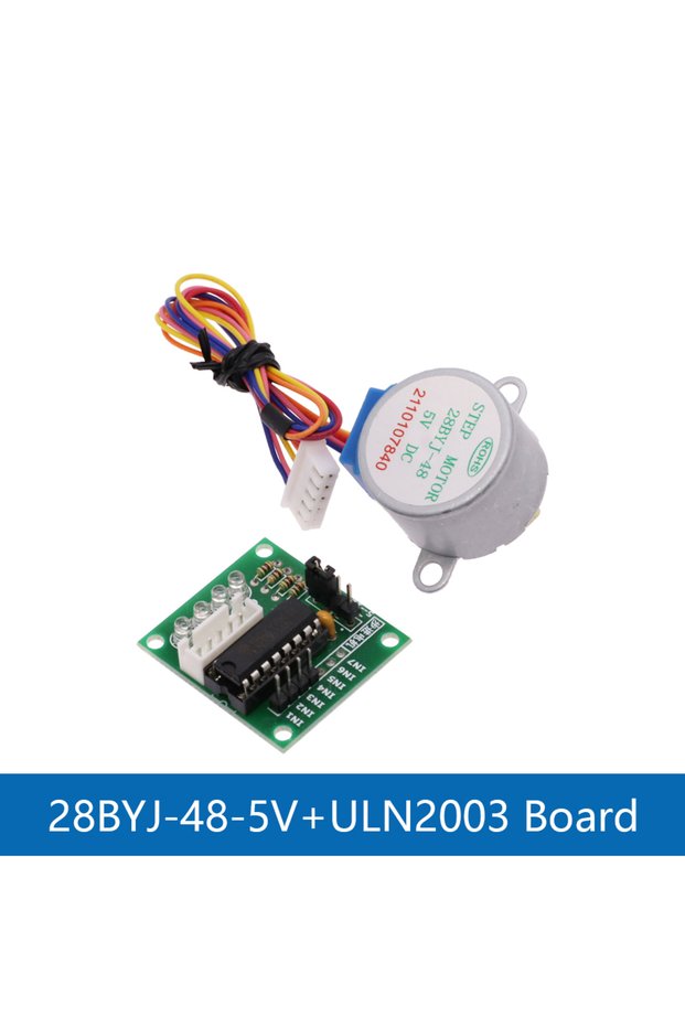 1set 5V 4-Phase 28BYJ-48 DC Gear Step Stepper Motor+ULN2003 Driver Board ULN2003 MCU DIY