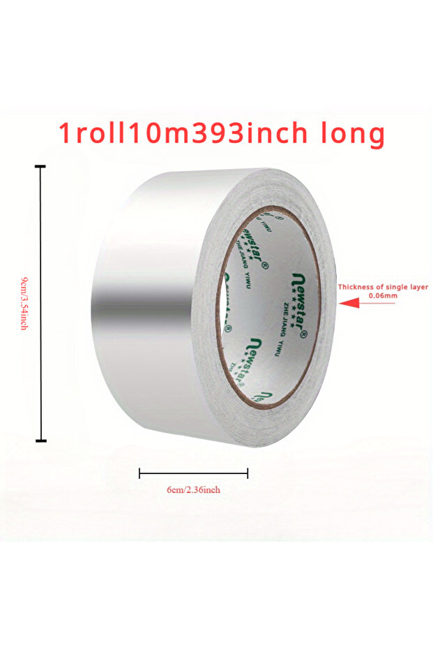 60mm 0.06mm 10M 0.06mm60mm10M High Temperature Resistant Smoke Exhaust Pipe Sealing Kitchen Cauldron