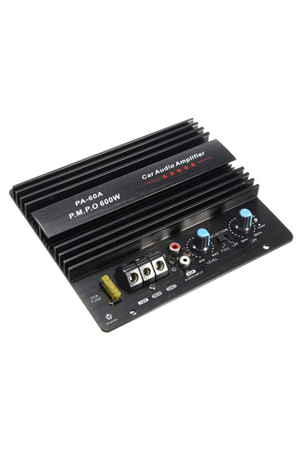 Car DIY audio modification high-power DC12v power amplifier board lossless subwoofer bass module ... - 8