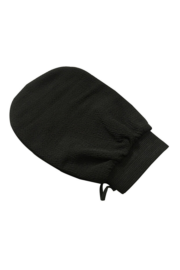 black Single Piece Black Bath Towel Gloves Medium Sand Single Layer Double-Sided Massage Bath Towel