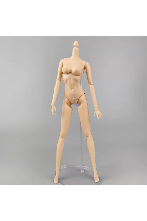 little defectives light beige 1/6 Super Model Doll Body Joints Movable Solid Doll Replacement Body F