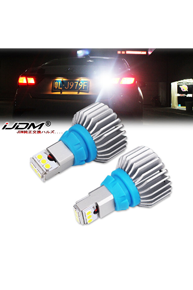 WHITE 2pcs LED Reverse Light Blub Backup Lamp W16W T15 921 Canbus For BMW E81 E87 E88 E82 E92 E90 E9