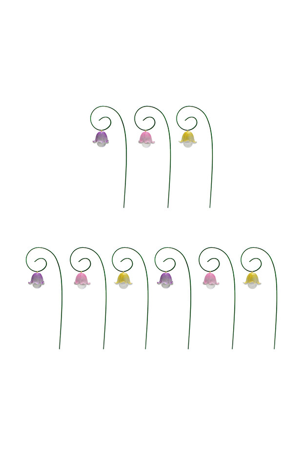 MULTI 9pcs,Lily Of The Valley That Will Never Wither, Fairy Garden Accessories, Miniature Figurines,