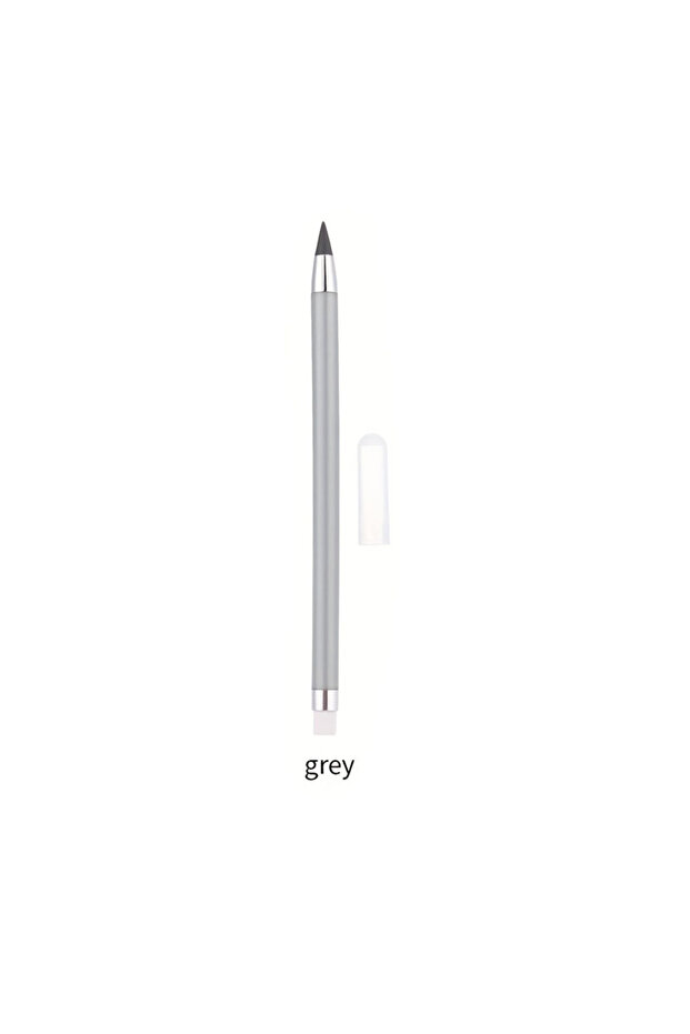 Light Grey 1pc New Eternal Pencil Macaron Hard to Break, Endless to Write, No Need to Sharpen Pencil - 1