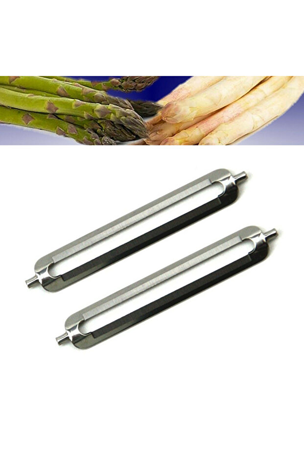 2Pcs 55mm Stainless Steel Peeler Replacement Blade Multi-Purpose Peeler Replacement Blade For Pot...