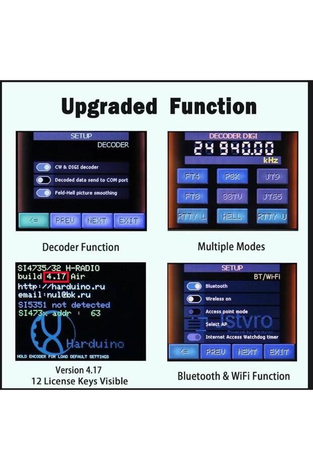 2024 New Official  4.17 ATS25 Max Decoder II Bluetooth Full Radio Receiver FM SW SSB MW LW Receiv... - 5