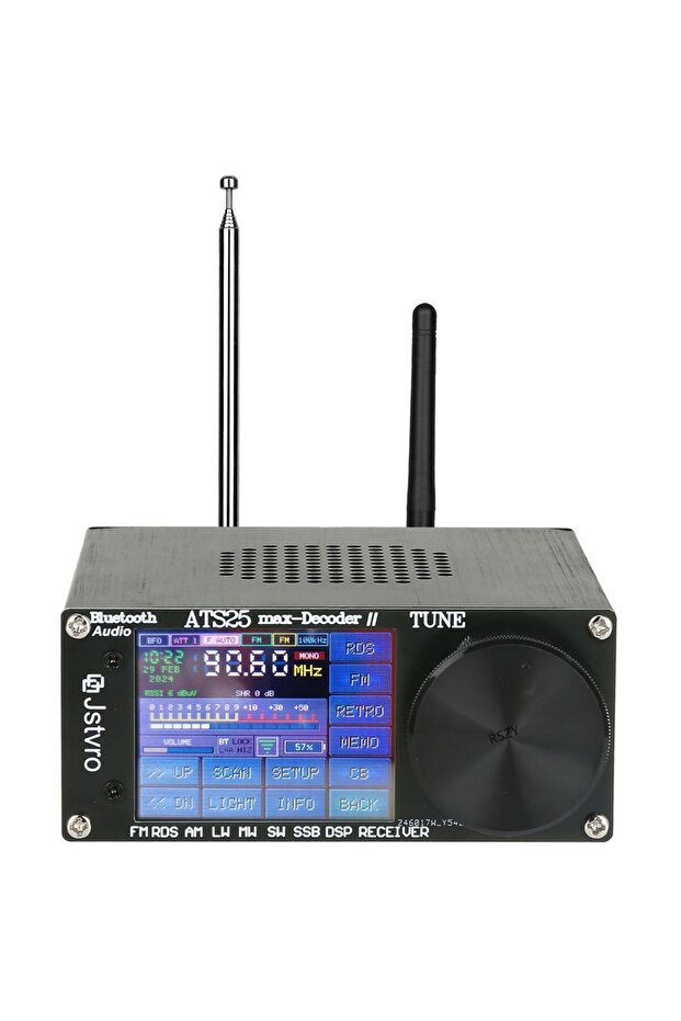 2024 New Official  4.17 ATS25 Max Decoder II Bluetooth Full Radio Receiver FM SW SSB MW LW Receiv... - 2