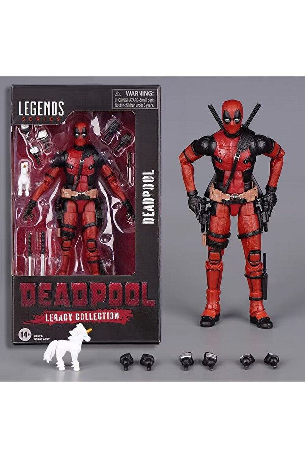 with box Deadpool Legend Series Deadpool Action Figure Articulated Joints Moveable Doll Toys Collect - 1