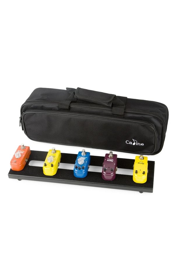 Caline CB-107 Mini Pedal Board Guitar Pedalboard for Electric Guitar Parts Bag Combo Electric Gui...