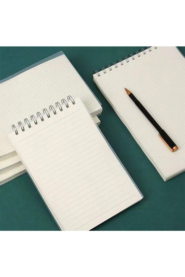 A5 A4 B5 A5 Thickened Coil Notebook Flipped Up 120 Sheets/240 Pages Line Notebook Notepad School Off - 6