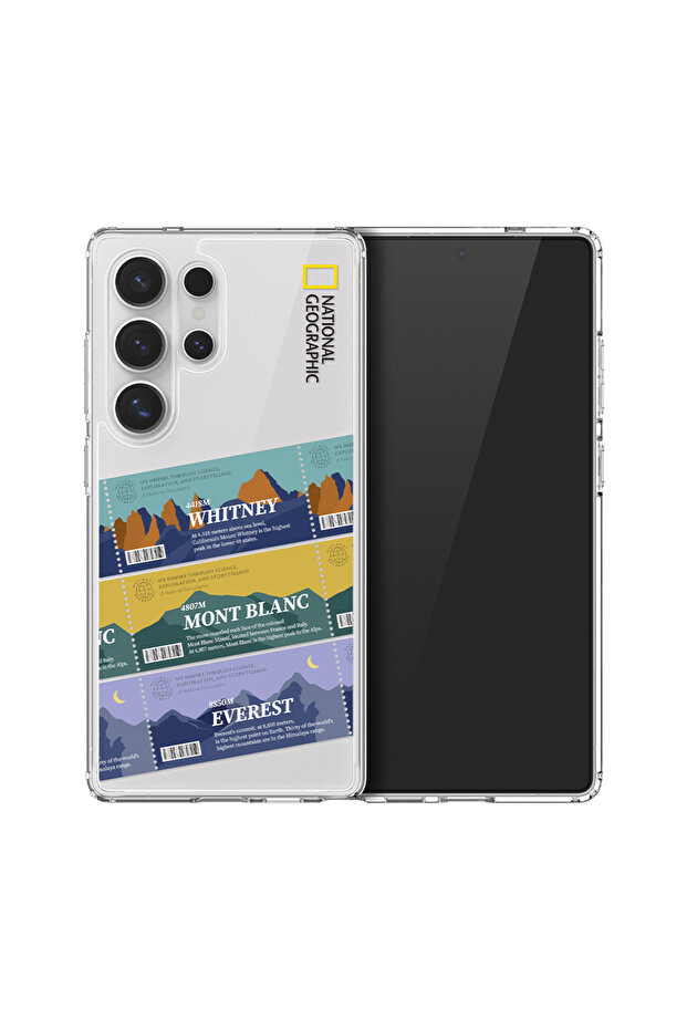 Crystal Clear Wappen Case V2 Galaxy S25 Ultra - Mountain Logo