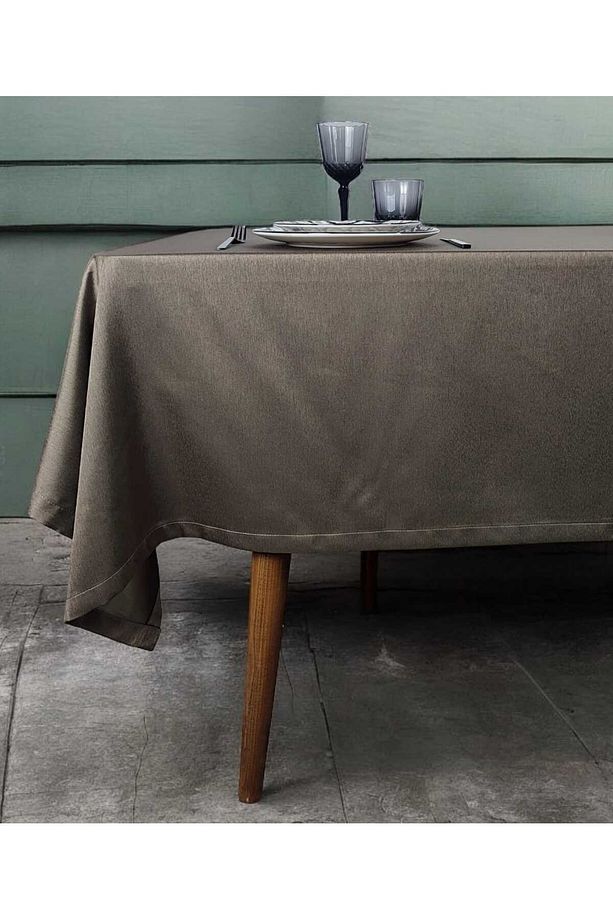 HAKİ-KAHVE PARLAK POLYESTER(LM) - 1
