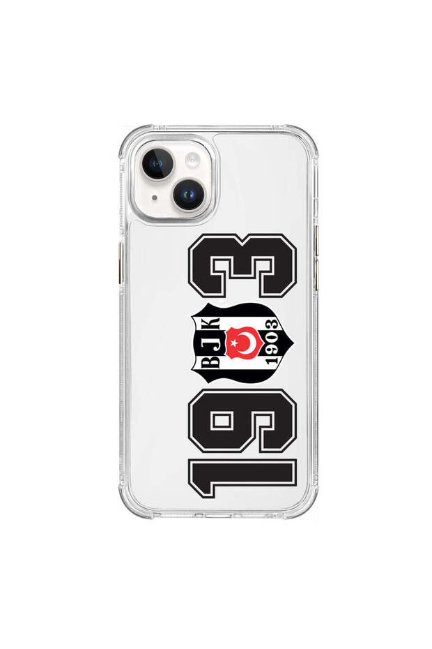 iPhone 14 Compatible Beşiktaş 1903 Transparent Phone Case