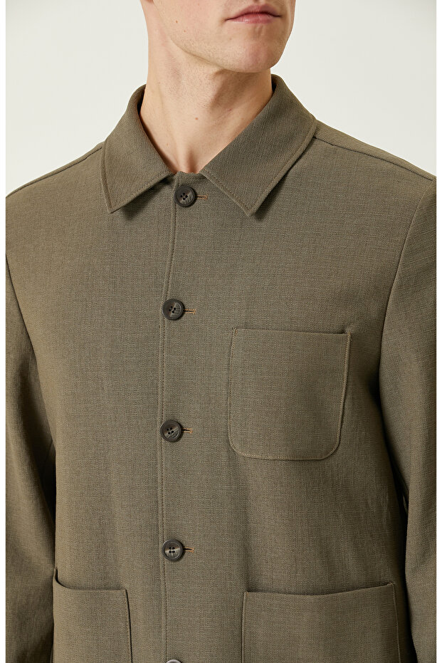 Haki Erkek Ceket - 6